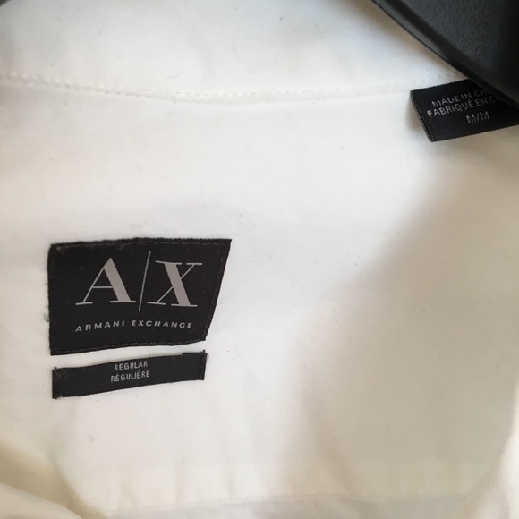Armani Exchange White Button Down Dress Shirt - Picture 2 of 5